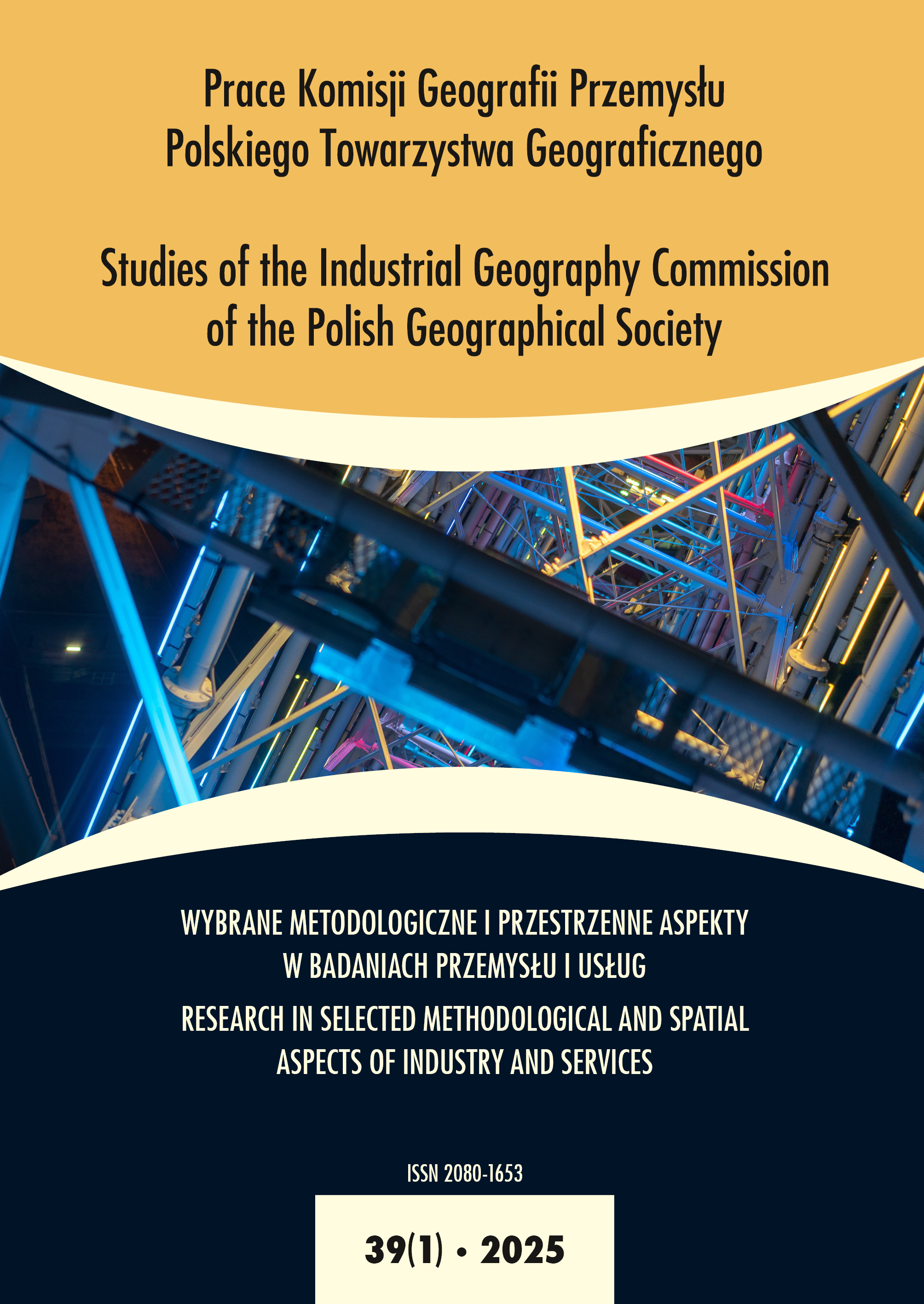 					View Vol. 39 No. 1 (2025): Research in selected methodological and spatial aspects of industry and services
				