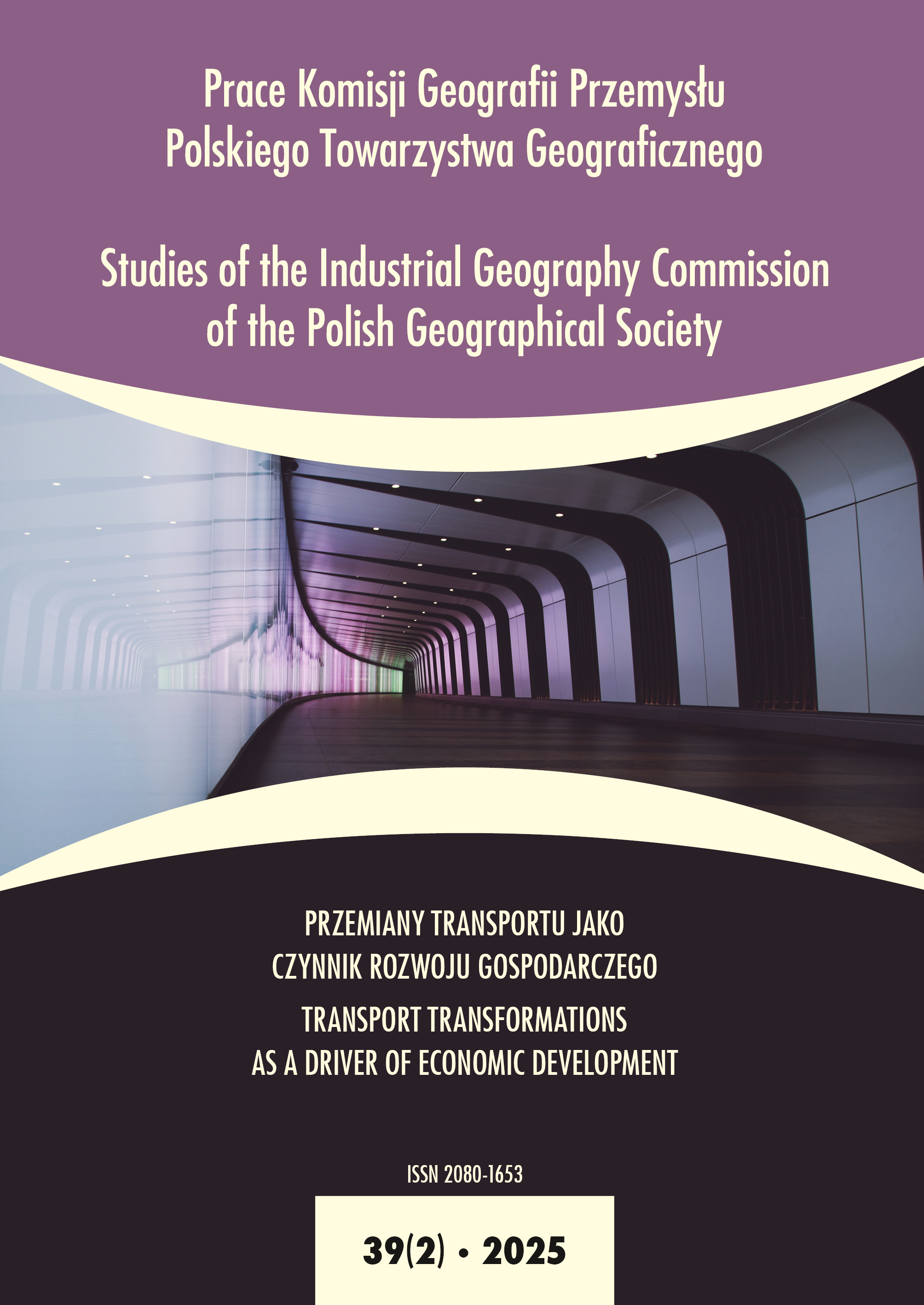 					View Vol. 39 No. 2 (2025): Transport transformations as a driver of economic development
				
