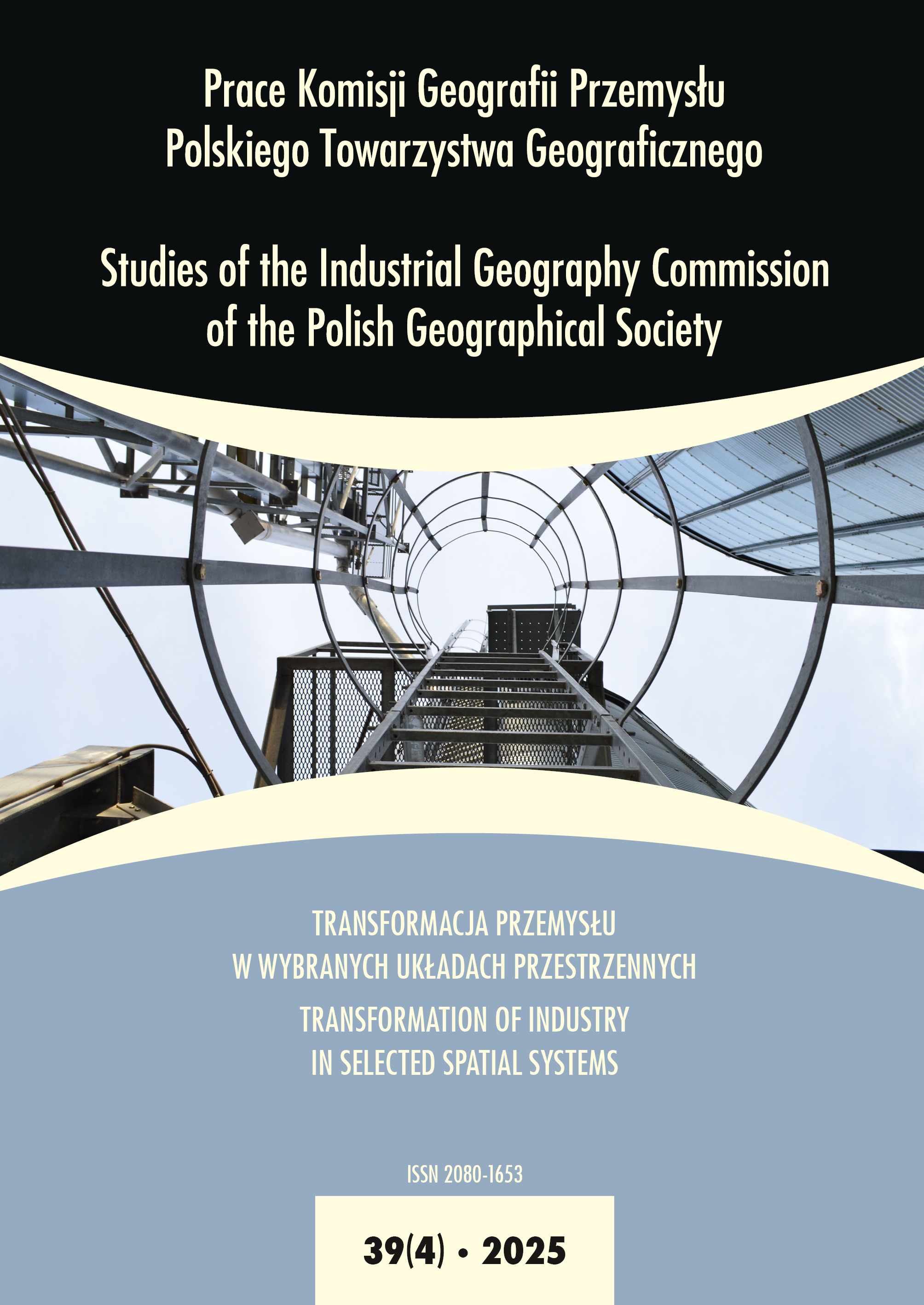 					View Vol. 39 No. 4 (2025): Transformation of industry in selected spatial systems
				